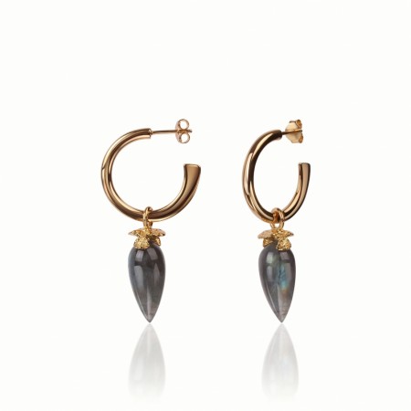 Thuja creol med Labradorite.