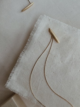 Rice Tassel Drop Earring