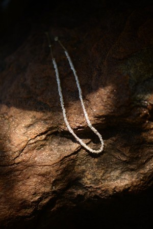 Still Summer Beaded Pearl Necklace